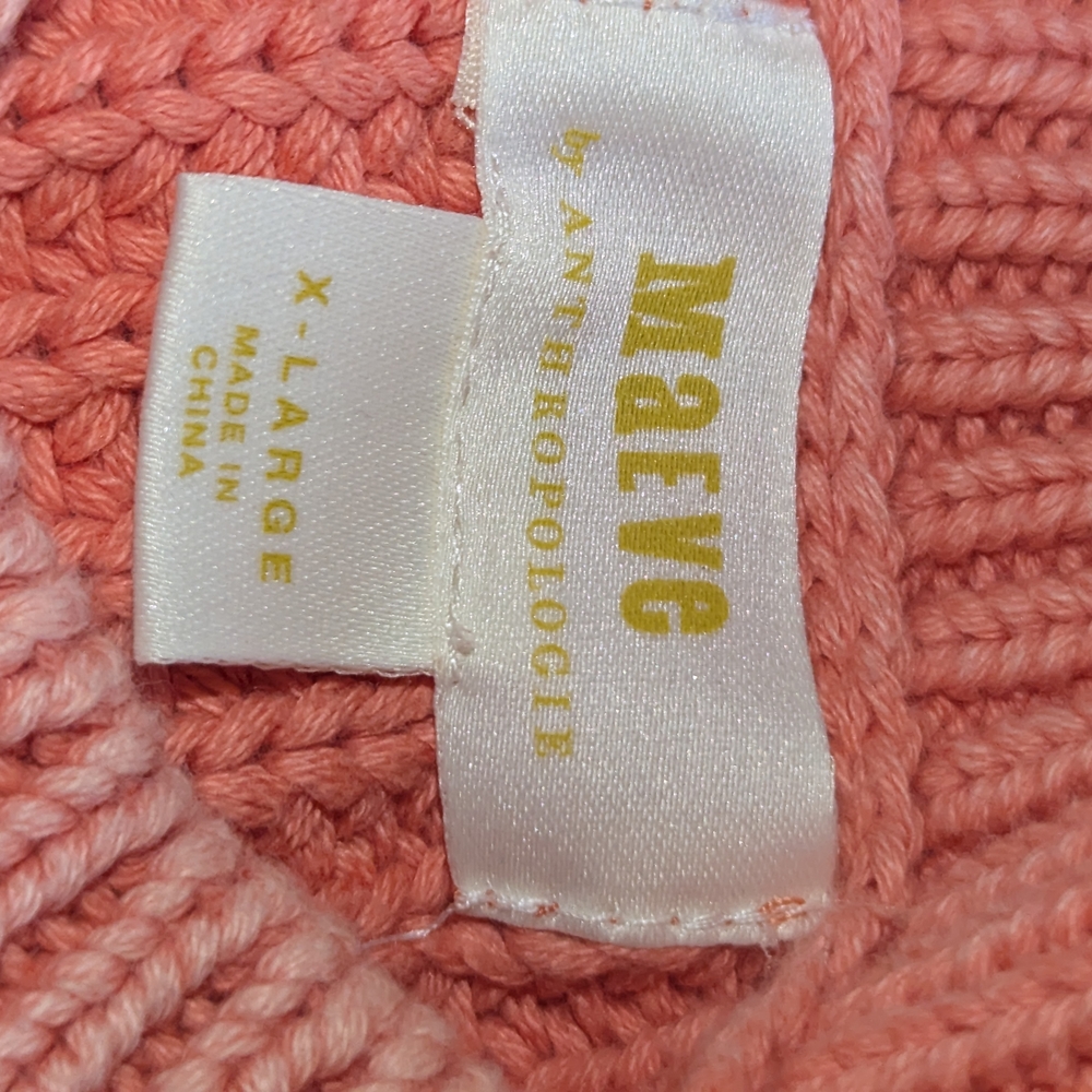 Anthropologie Pink Cowl Neck Sweater - Picture 2 of 2